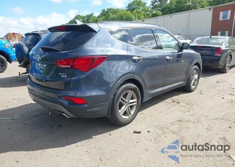 2017 Hyundai Santa Fe Sport 2.4L from USA, damaged, VIN 5XYZUDLB6HG447194